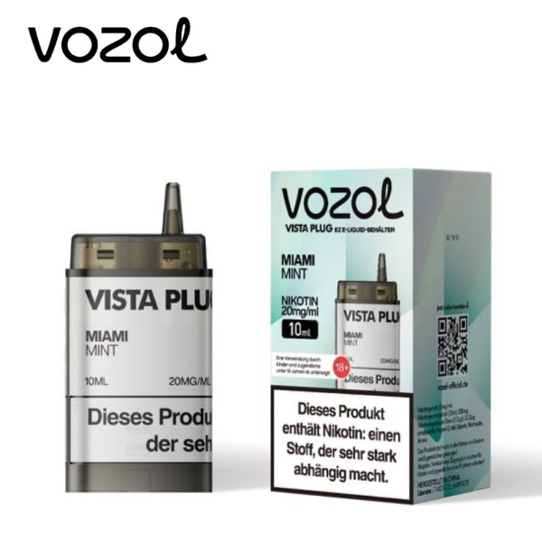 Vozol Vista Plug Ez - Miami Mint - Pods 20mg